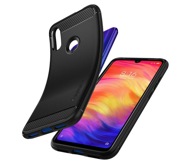 Spigen Rugged Armor do Xiaomi Redmi Note 7 Black - 491945 - zdjęcie 2